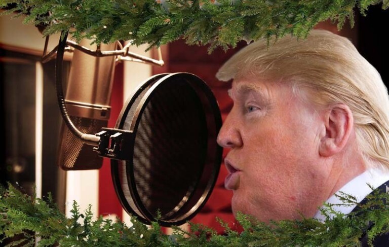 Trump Records Christmas Single for Charity: “White Power Christmas”