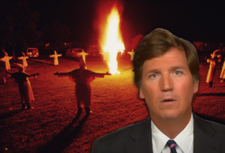 At Our Last Klan Rally, Tucker Carlson Promised Me He Isn’t Racist