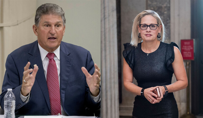 Bipartisanship: Democrats Manchin & Sinema Eager to Block Democrats Replacing Justice Breyer