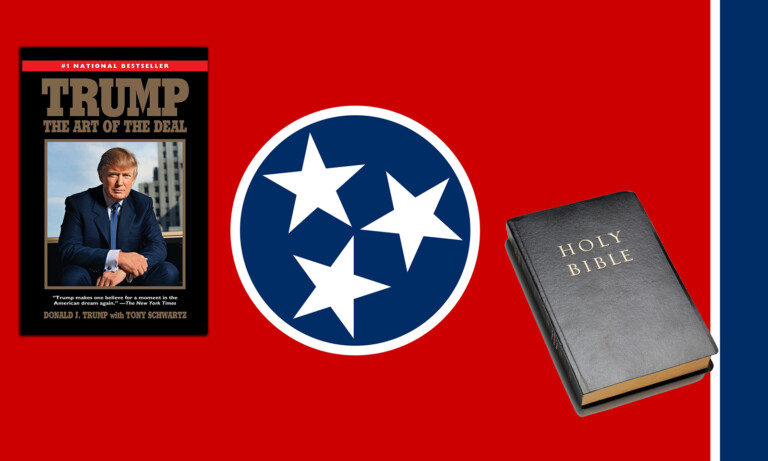 TN School Board Approves Only Two Books for Classrooms: The Bible and “The Art of the Deal”