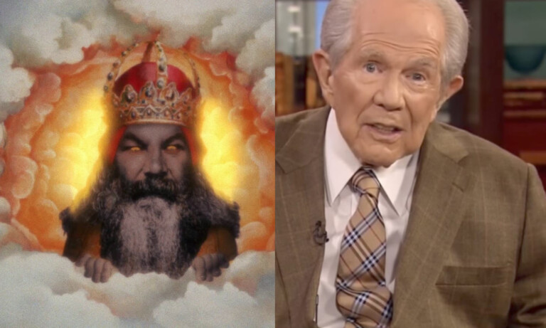 God Tells Pat Robertson to “Suit Up and Fight for Putin If He Wants the End Times So Badly”