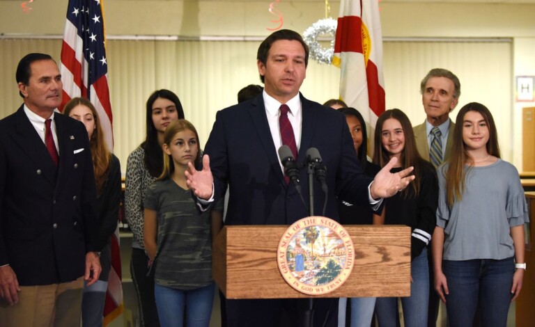 DeSantis Demands Floridians Call February “White People Have History, Too Month”