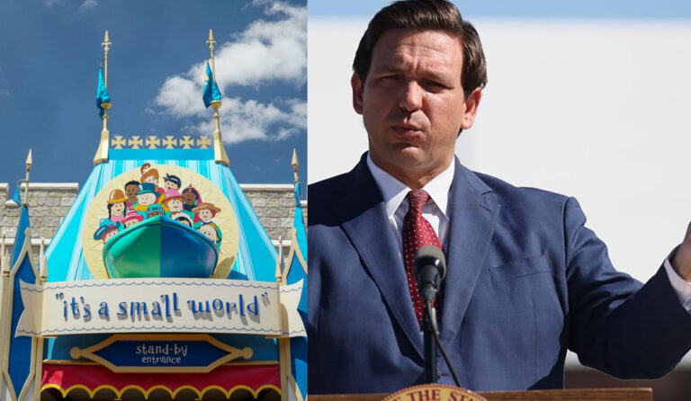 DeSantis Demands Disney World Close ‘It’s a Small World’ Because It Promotes Woke Globalism