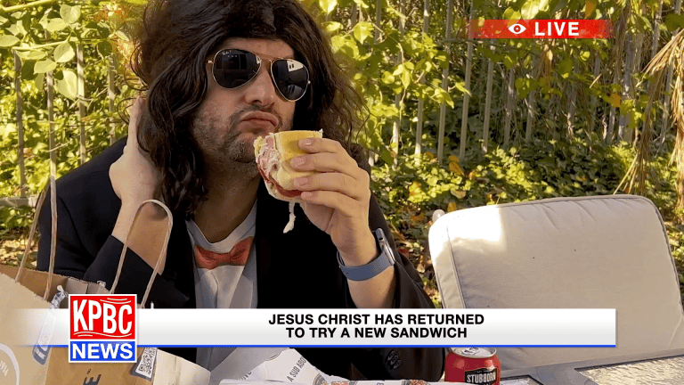 Jesus Came Again. Turns Out, He Just Wanted a Jersey Mike’s Sandwich.